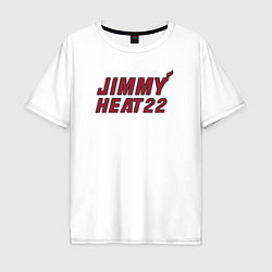 Футболка оверсайз мужская Jimmy Heat 22, цвет: белый