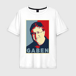 Футболка оверсайз мужская Gaben, цвет: белый