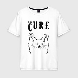 Мужская футболка оверсайз The Cure - rock cat