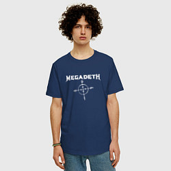 Футболка оверсайз мужская Megadeth: Cryptic Writings, цвет: тёмно-синий — фото 2