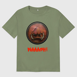 Футболка оверсайз мужская Жосткие Ребята Гримгора Warhammer: Total War, цвет: авокадо