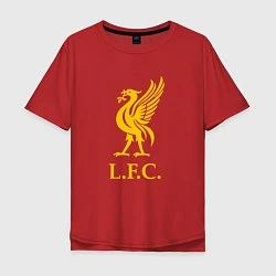 Футболка оверсайз мужская Liverpool sport fc, цвет: красный