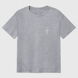 Футболка оверсайз мужская Логотип Elden Ring арт - мини, цвет: меланж