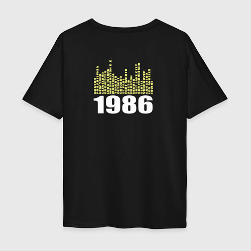 Мужская футболка оверсайз Depeche Mode - Black celebration tour / Черный – фото 2