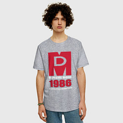 Футболка оверсайз мужская Depeche Mode - Black Celebration album merch, цвет: меланж — фото 2