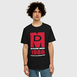 Футболка оверсайз мужская Depeche Mode - Black Celebration album merch, цвет: черный — фото 2