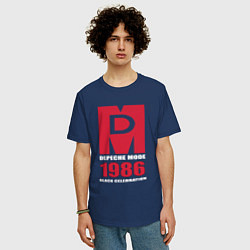 Футболка оверсайз мужская Depeche Mode - Black Celebration album merch, цвет: тёмно-синий — фото 2