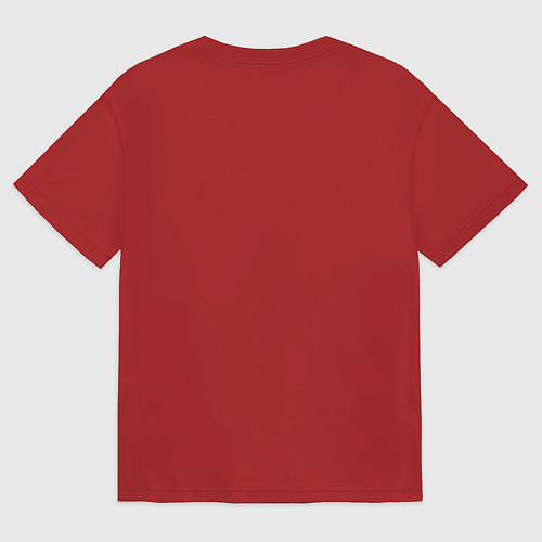 Мужская футболка оверсайз Retro Jordan / Красный – фото 2