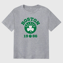 Футболка оверсайз мужская Boston Celtics 1986, цвет: меланж