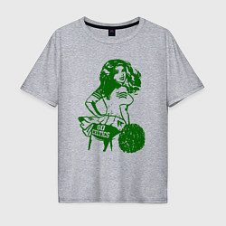 Футболка оверсайз мужская Go Celtics, цвет: меланж