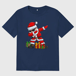 Футболка оверсайз мужская Санта дэб, цвет: тёмно-синий