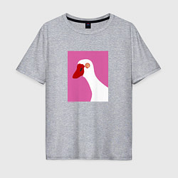 Футболка оверсайз мужская Hypno-goose, цвет: меланж