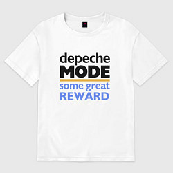 Футболка оверсайз мужская Depeche Mode - Some Great Reward, цвет: белый