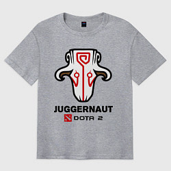 Футболка оверсайз мужская Juggernaut Dota 2, цвет: меланж