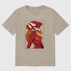 Футболка оверсайз мужская Аска Лэнгли, цвет: миндальный