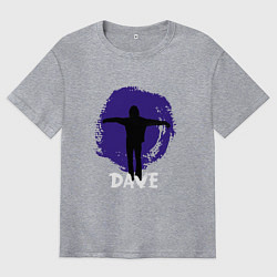 Футболка оверсайз мужская Depeche Mode - Dave in devotional tour, цвет: меланж