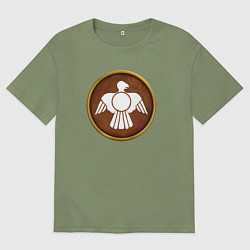 Футболка оверсайз мужская Дахи Rome: Total War Alexander, цвет: авокадо