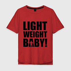 Футболка оверсайз мужская Light weight baby, цвет: красный
