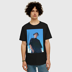 Футболка оверсайз мужская Сугуру Гэто, цвет: черный — фото 2