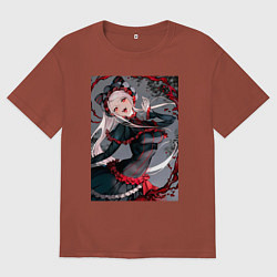 Футболка оверсайз мужская Повелитель Шаллтир Бладфоллен, цвет: кирпичный