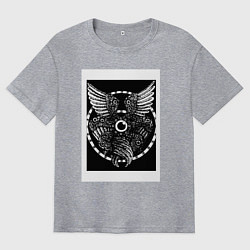 Футболка оверсайз мужская Архангел, цвет: меланж