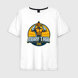 Мужская футболка оверсайз Muay thai gym