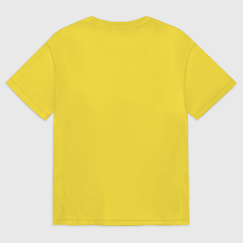 Мужская футболка оверсайз Cool Bart Simpson - neon glow / Желтый – фото 2