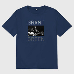 Футболка оверсайз мужская Tribute to Grant Green, цвет: тёмно-синий