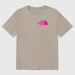 Футболка оверсайз мужская The barbie face, цвет: миндальный