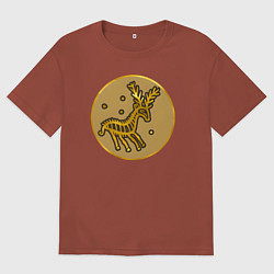 Футболка оверсайз мужская Венеды из Total War: Attila, цвет: кирпичный