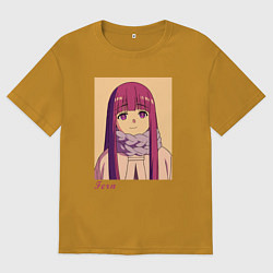 Футболка оверсайз мужская Милая Ферн, цвет: горчичный