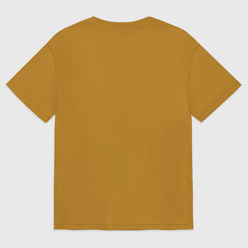 Мужская футболка оверсайз Покемоны Бластойз Blastoise / Горчичный – фото 2