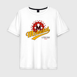 Футболка оверсайз мужская Molndal hockey, цвет: белый