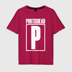 Футболка оверсайз мужская Portishead, цвет: маджента