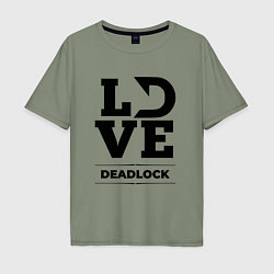 Мужская футболка оверсайз Deadlock love classic