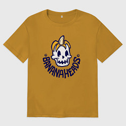 Футболка оверсайз мужская Банановые головы, цвет: горчичный