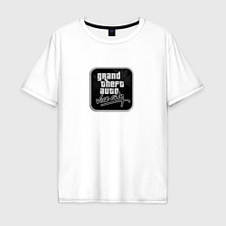 Мужская футболка оверсайз GTA logo black