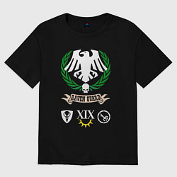 Футболка оверсайз мужская Raven guard warhammer 40k, цвет: черный