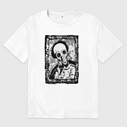 Футболка оверсайз мужская Gaslight Grin, цвет: белый