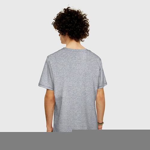 Мужская футболка оверсайз Волгоград Пиксель / Меланж – фото 4