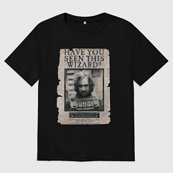 Футболка оверсайз мужская Сириус Блэк - Гарри Поттер, цвет: черный