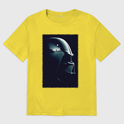 Футболка оверсайз мужская Мысли вейдера, цвет: желтый