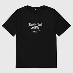 Футболка оверсайз мужская Африканский слон, цвет: черный