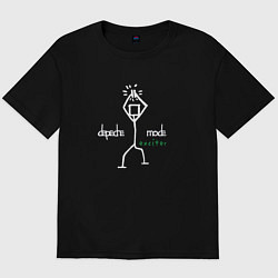 Футболка оверсайз мужская Depeche Mode - Exciter merch, цвет: черный