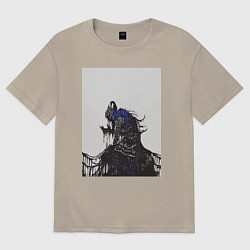 Футболка оверсайз мужская Artorias of the Abyss, цвет: миндальный