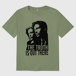 Футболка оверсайз мужская Fox and Dana, цвет: авокадо