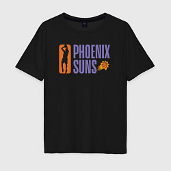 Футболка оверсайз мужская Phoenix Suns play, цвет: черный