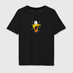 Футболка оверсайз мужская Daffy, цвет: черный
