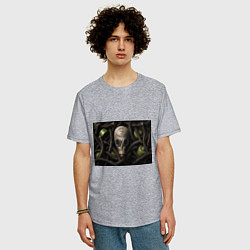 Футболка оверсайз мужская Авто рожденные в СССР, цвет: меланж — фото 2