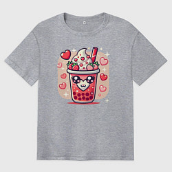 Мужская футболка оверсайз Бабл ти день святого валентина